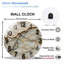 Horloge murale en marbre