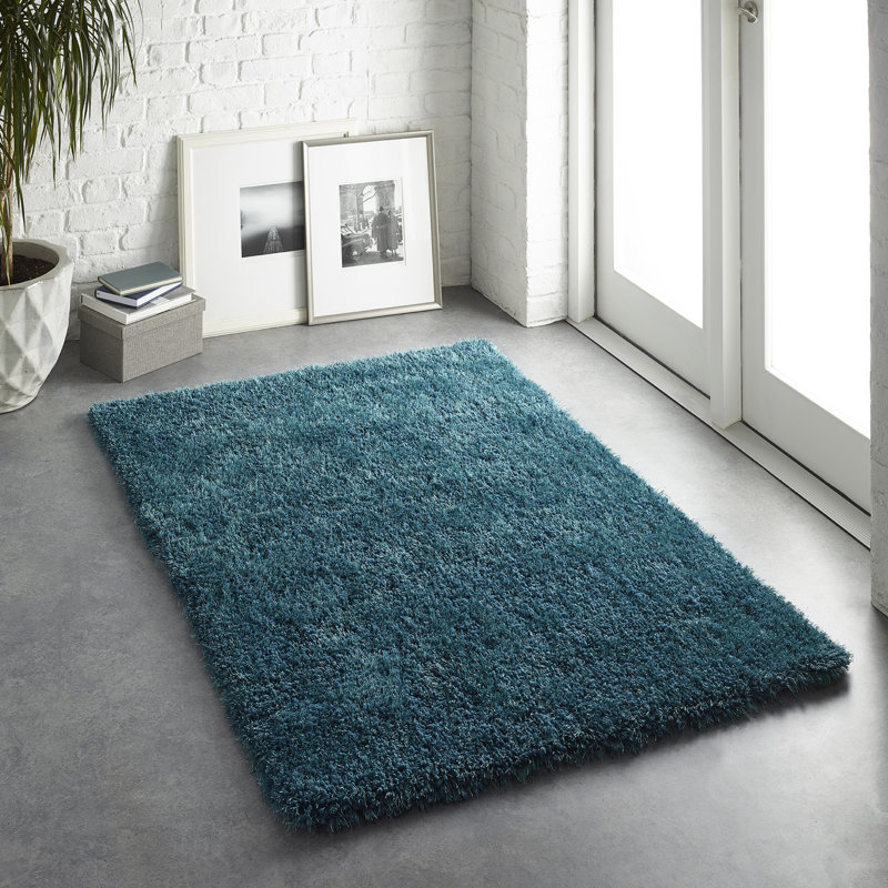 Halley Solid Colour Hand Woven Area Rug, Rectangle 90 x 150cm