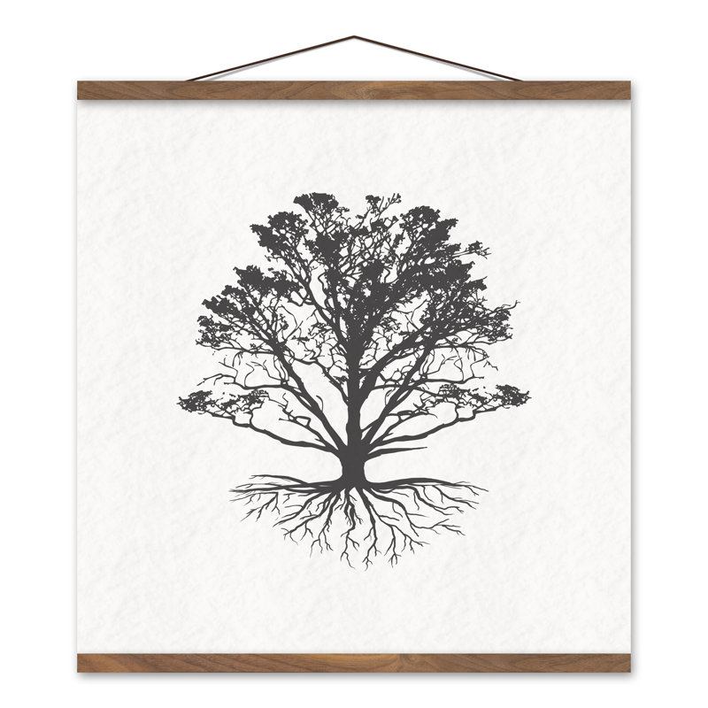" Silhouette Tree Roots "