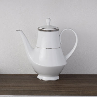  Noritake Charlotta Coffee Server with Cover, 49 oz.