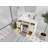 Sonoma 42 In. W X 22 In. D Single Sink Bathroom Vanity In Alabaster With 2 In. Piatra Gray Quartz