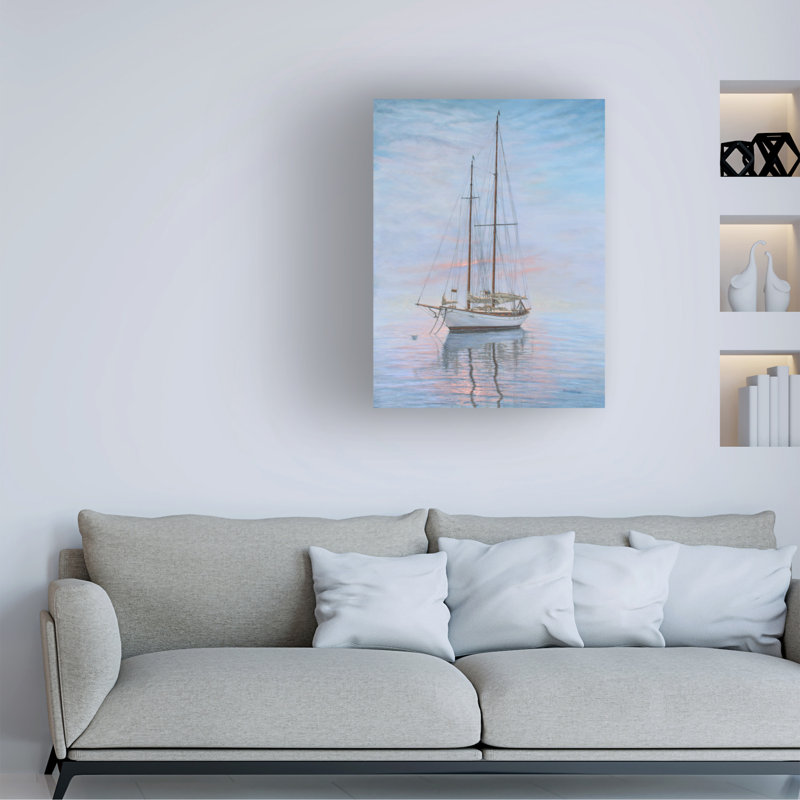Bruce Dumas, esprit reposant sur toile, H 47 po x l 35 po x P 2 po