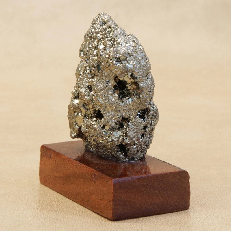 Sculpture pyrite scintillant geode Kaylen