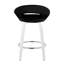 Tabouret de bar pivotant contemporain avec repose-pieds - ensemble de 2-1471331278