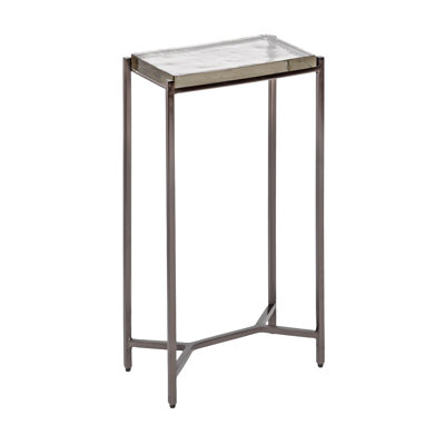 Aguilar Decorative Narrow Living Room Side Table for Use as Slim Bedroom Nightstand