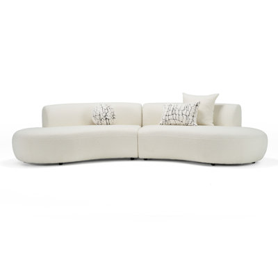 Nefisa - Modern Fabric Curved Sectional