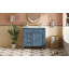 Meuble-lavabo moderne de 36 po avec lavabo supérieur, rangement spacieux et conception durable pour une organisation efficace-129184323