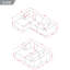 Canapé modulaire en L 108,3 po-331256465