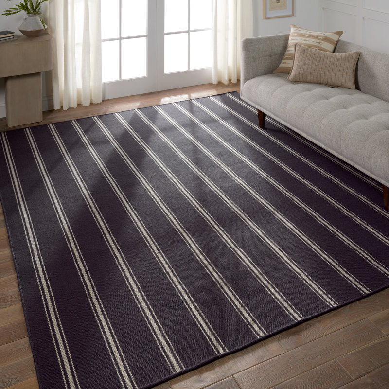 Edora Striped Indoor / Outdoor Rug, Rectangle 2' x 3'