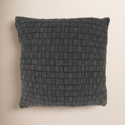 Textured Waffle Weave Pillow Cover
