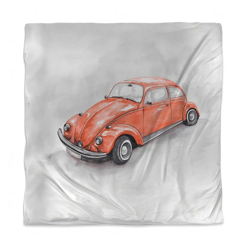 Housse de couette Vintage Red Beetle | Décoration de chambre à coucher | Literie douillette