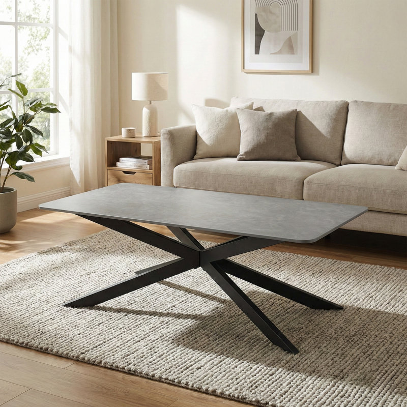 Aagna Oak Pedestal Coffee Table