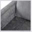 Fauteuil gris en polyester