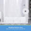 Doublure de rideau de douche moyenne en PEVA Kenney microCLEAN
