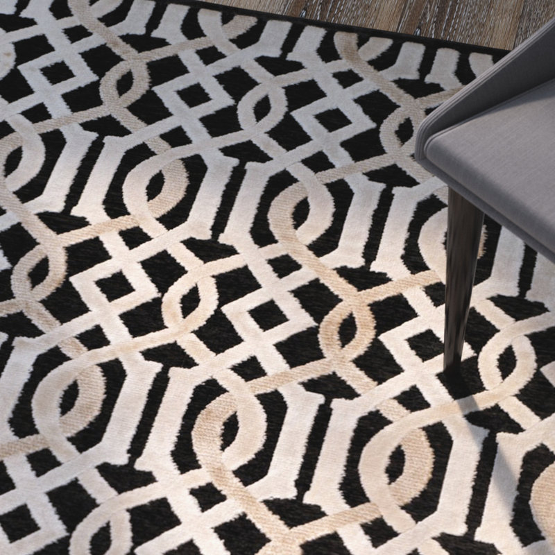 Tapis en viscose Van Wyck Paradise, Rectangle 8 pi x 11 pi