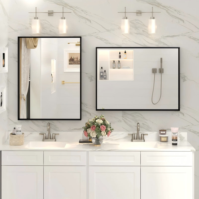 Miroir mural Aevar, 32 po x 24 po