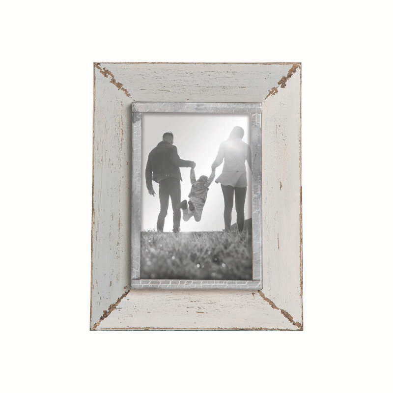 Acklin Wood Matte Picture Frame, 5" x 7", Gray