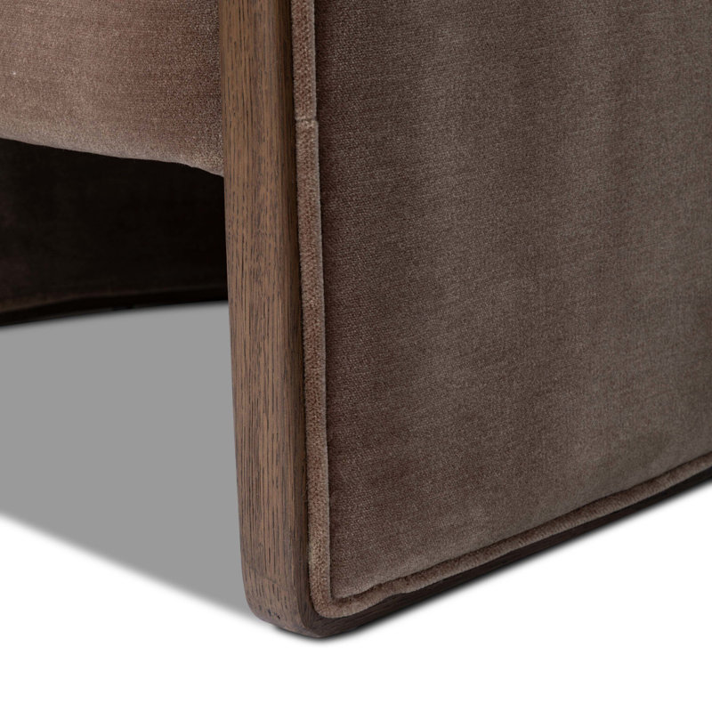 Voss Cotton Upholstered Barrel Chair