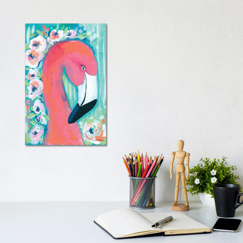 Summer Sun I by Jessica Mingo - Wrapped Canvas Painting, 20.32 cm H x 30.48 cm W