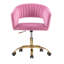Chaise de travail en velours-1918363139