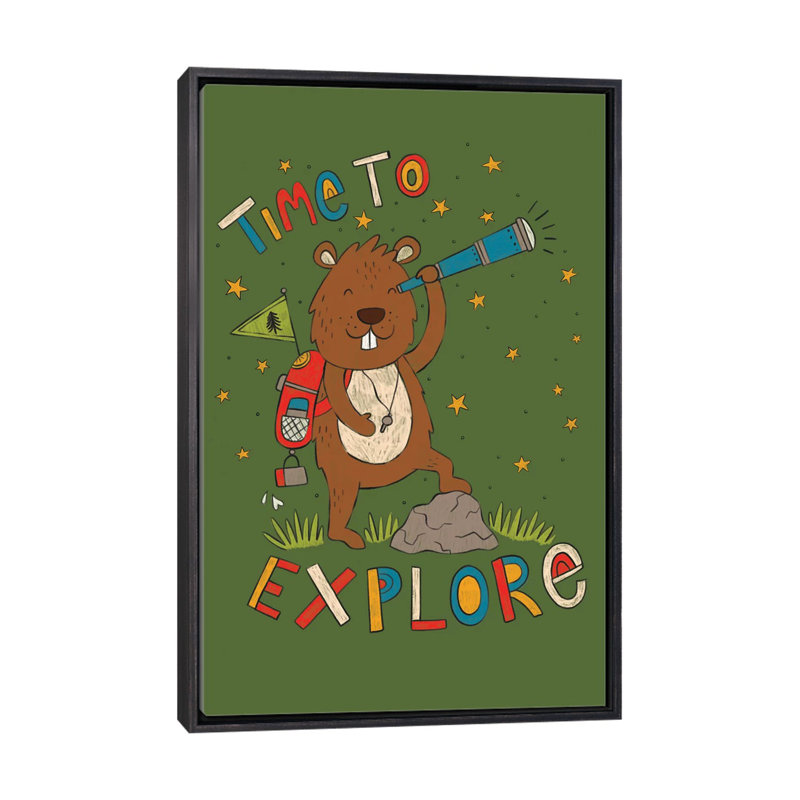 «Everyday Big Adventure I» par Lisa Barlow - impression d'art graphique, H 40 po x l 26 po x P 1,5 po, Pas de tapis