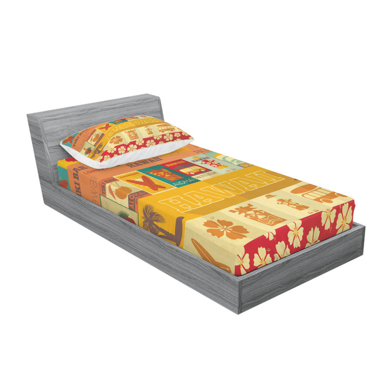 Microfiber Sheet Set, Twin XL Sheet Set with Fitted Sheet
