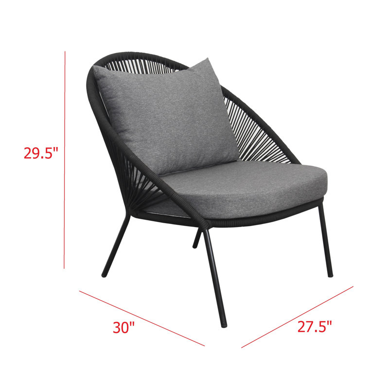 2 - Person Patio Conversation Set with Cushions