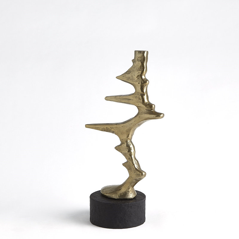 Wind Blown Sculpture-Sm, Brass