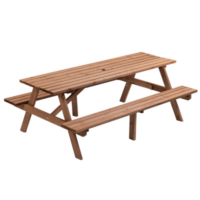 Solid Wood Picnic Table