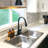 Lulani Moorea Sensor Pull Down Touchless Single Handle Kitchen Faucet-56966761