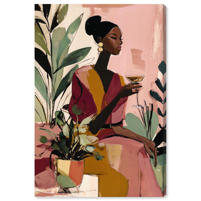 "Drinks and Plants II", reproduction d'art sur toile par Art Remedy, 24 x 36