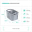 LIVIVO Plastic Decorative Basket-67105162