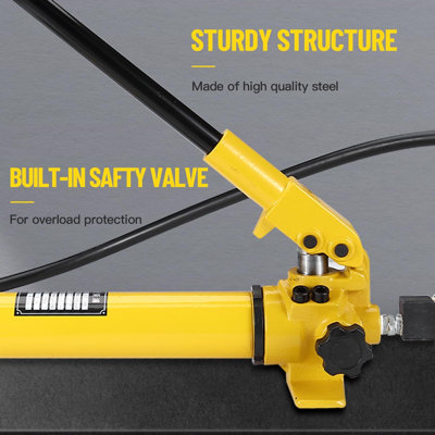 Hydraulic Hand Pump With Pressure Gauge