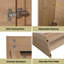 Meuble-lavabo simple 16,15 po avec plateau Daeshawna