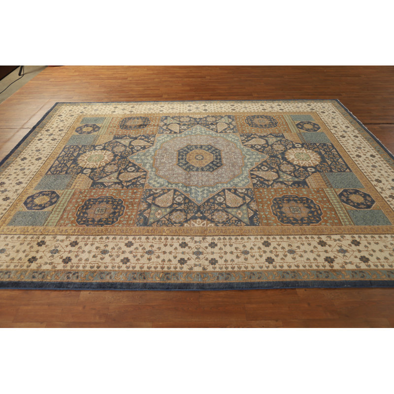 Geometric Kazak Oriental Area Rug