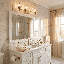  Luminaire de salle de bain 4 lumières Garnet en nickel poli-86792564-119771886-119771889