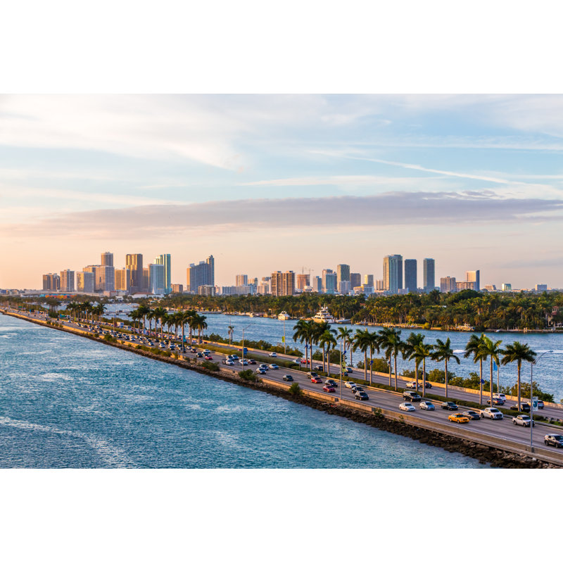 Leaving Miami by Dbvirago - Wrapped Canvas Print, 61cm H x 91cm W x 3.8cm D