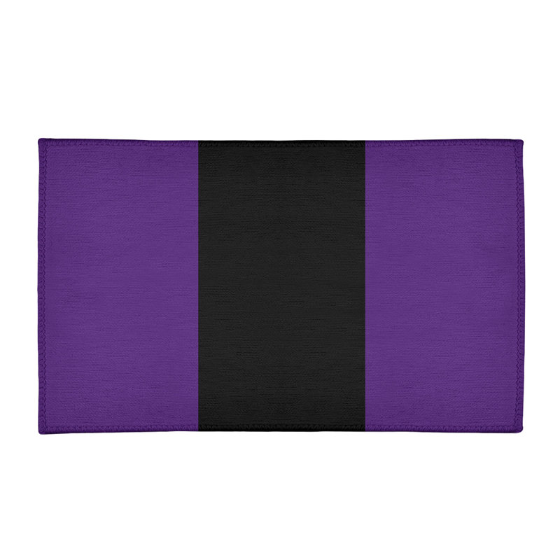 Tapis mauve/noir, Rectangle 2 pi x 3 pi