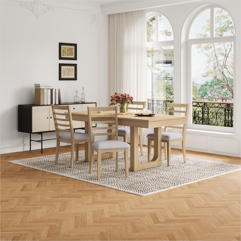 Ensemble de 4 chaises d'appoint rembourrées Classic