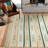 Halle Flatweave Jute/Cotton Southwestern Rug in Orange/Brown/Beige-617340955