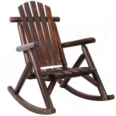 Chaise berçante en bois, chaise berçante en bois durable, chaise berçante en bois de sapin, chaises berçantes pour l'extérieur, garde