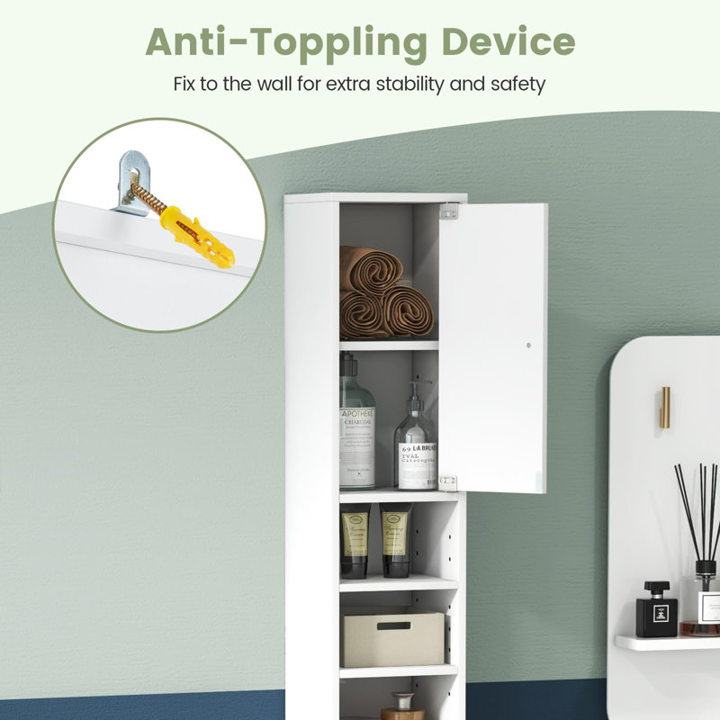 Afomia Freestanding Bathroom Cabinet