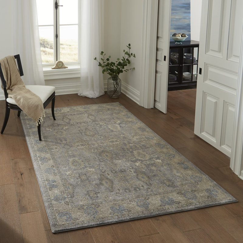 Tapis argenté à tisser électrique Scarlett, Rectangle 3 pi 11 po x 5 pi 7 po