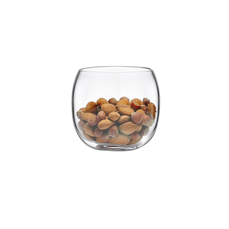 Vase en cristal Mono Box, Transparent, H 5,23 po x l 6,1 po x P 6,1 po