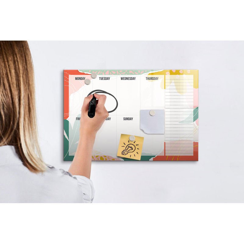 Magnetic Glass Dry Erase Board