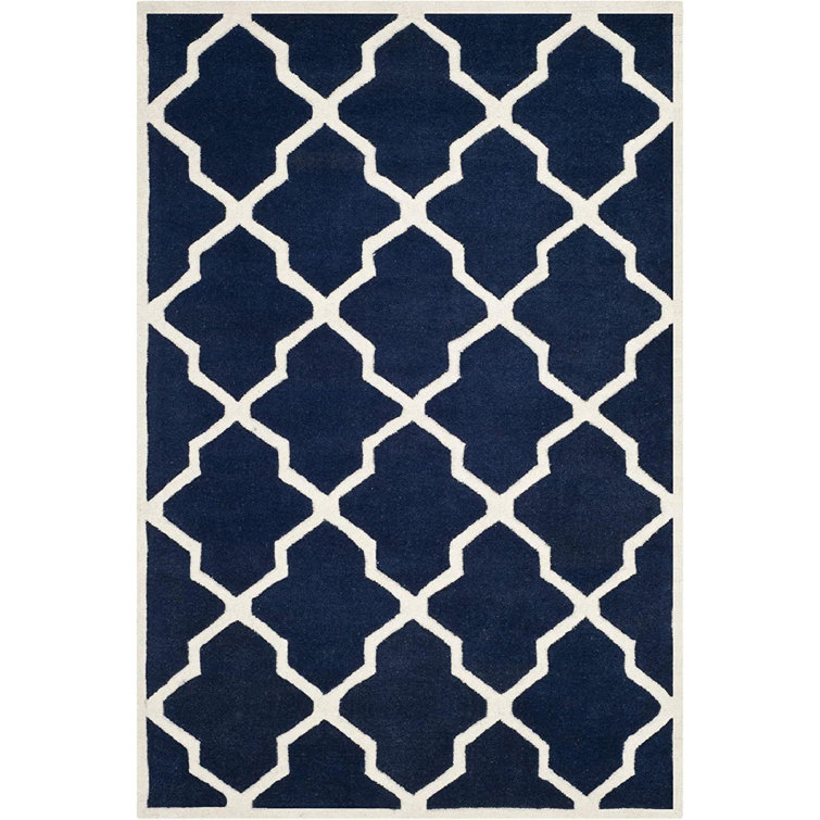 Carolene Hand Tufted Wool Geometric Rug