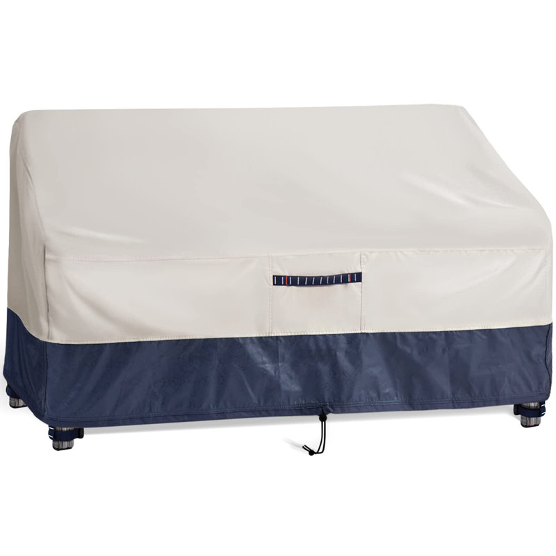 Housse respirante pour canapé de patio, H 32 po x l 78 po x P 42 po