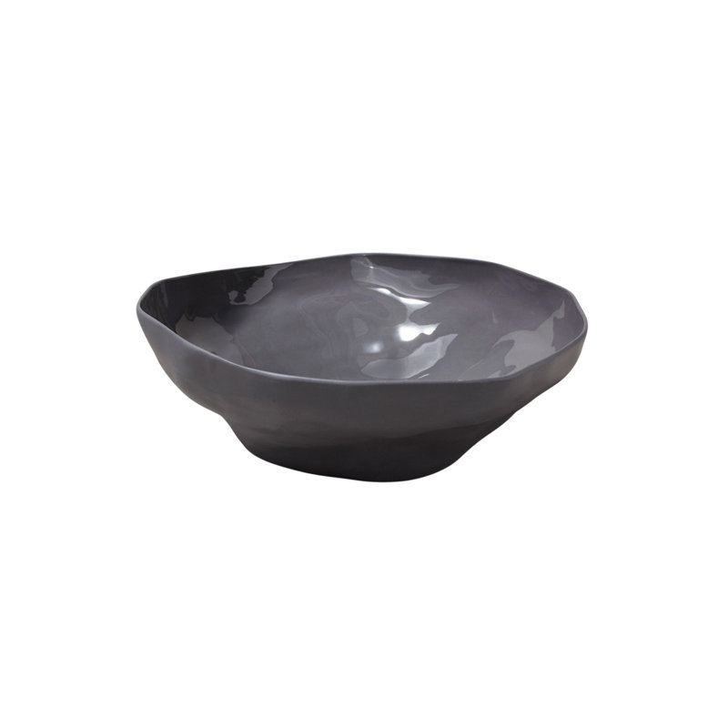Tam Stoneware Small Serving Bowl, Slate