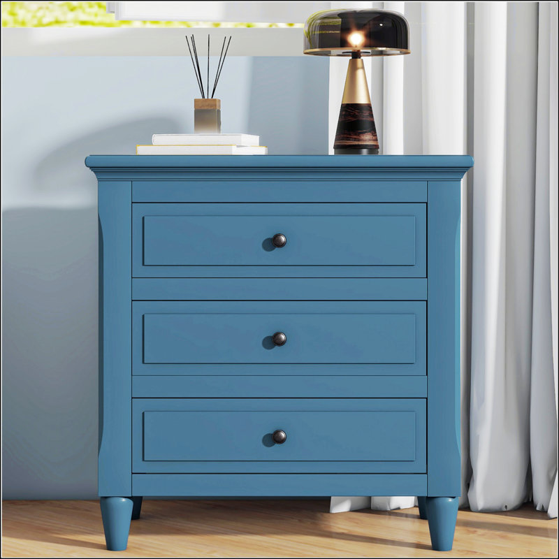 Table de nuit, Bleu