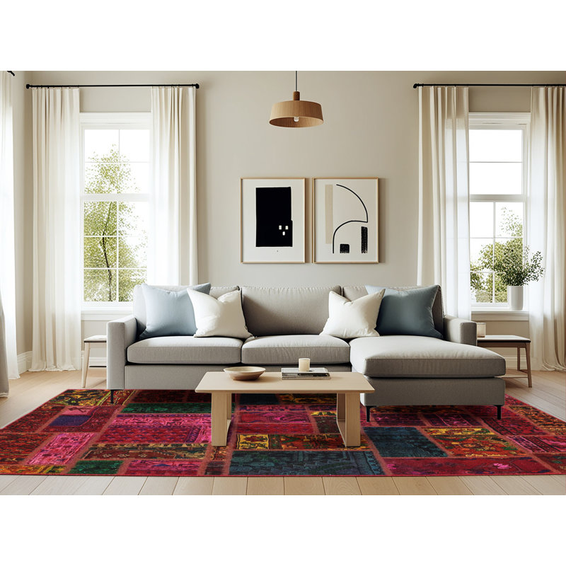 Abstract Indoor Rug, Rectangle 6' x 9'